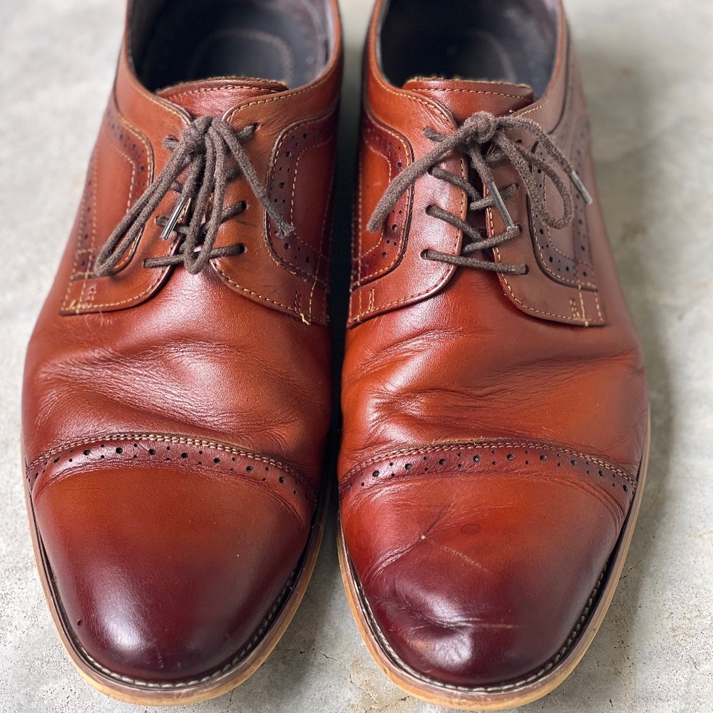 👞 Stacy Adams Dickinson Cap Toe Oxford Dress Shoes – Size 13M
